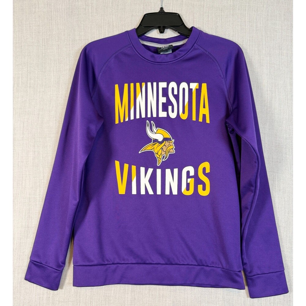 Minnesota Vikings Sweatshirt Youth XL Purple NFL Team Apparel Football